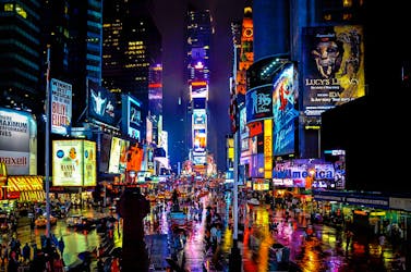 Broadway en Times Square begeleide wandeling